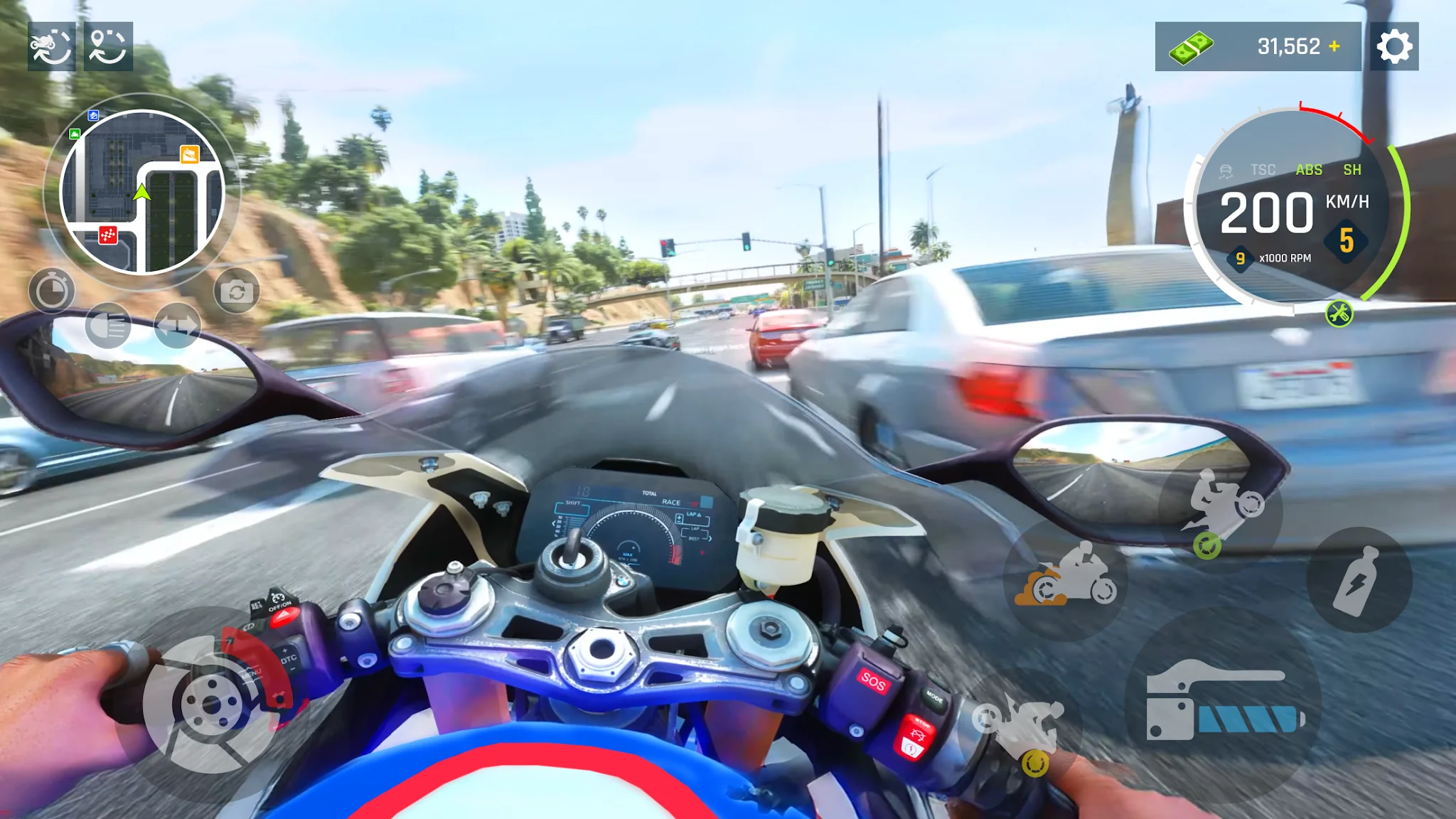 Снимка на екрана Driving Motor Racing Simulator 4