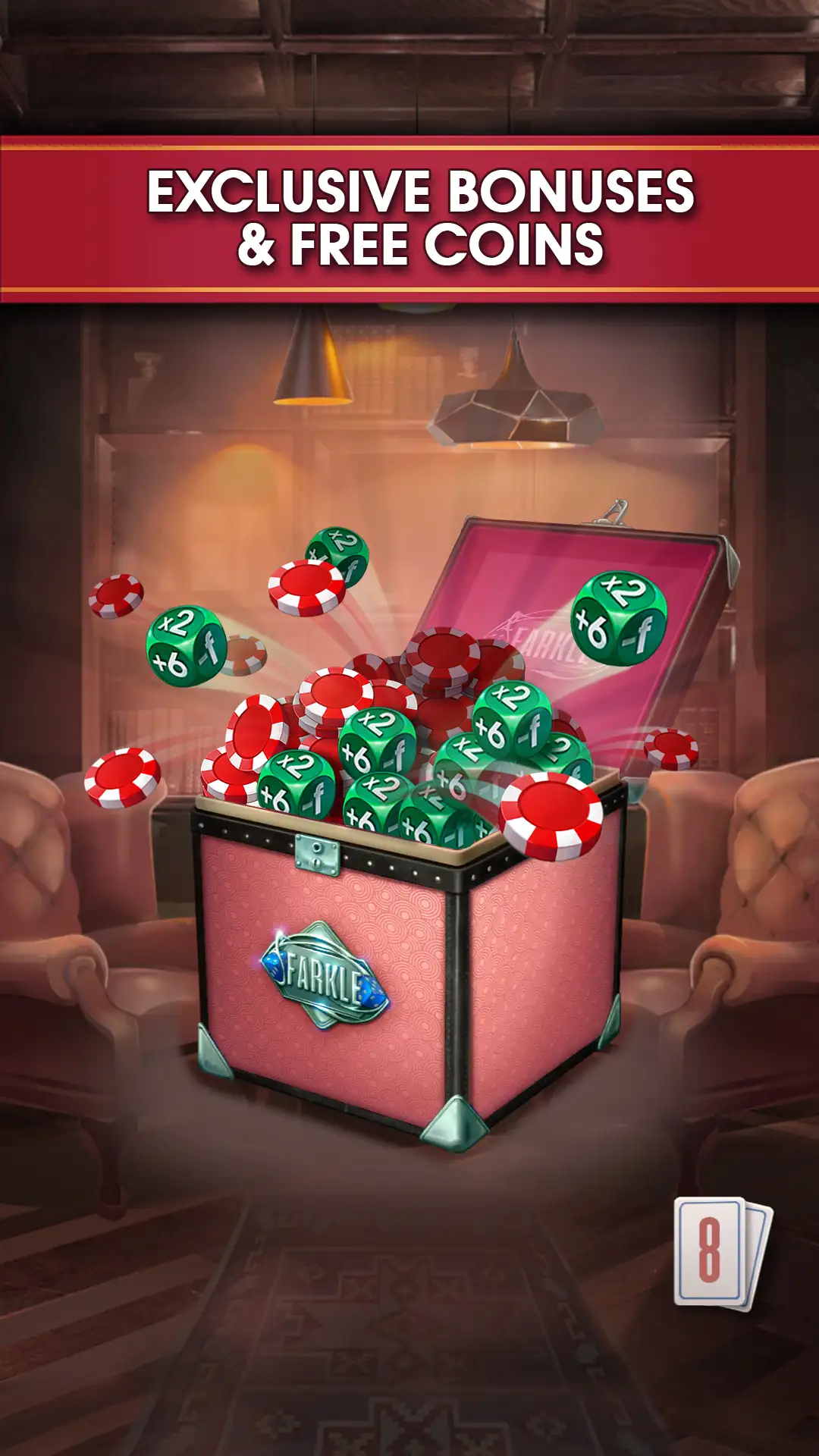 لقطة شاشة Farkle online 10000 Dice Game %د