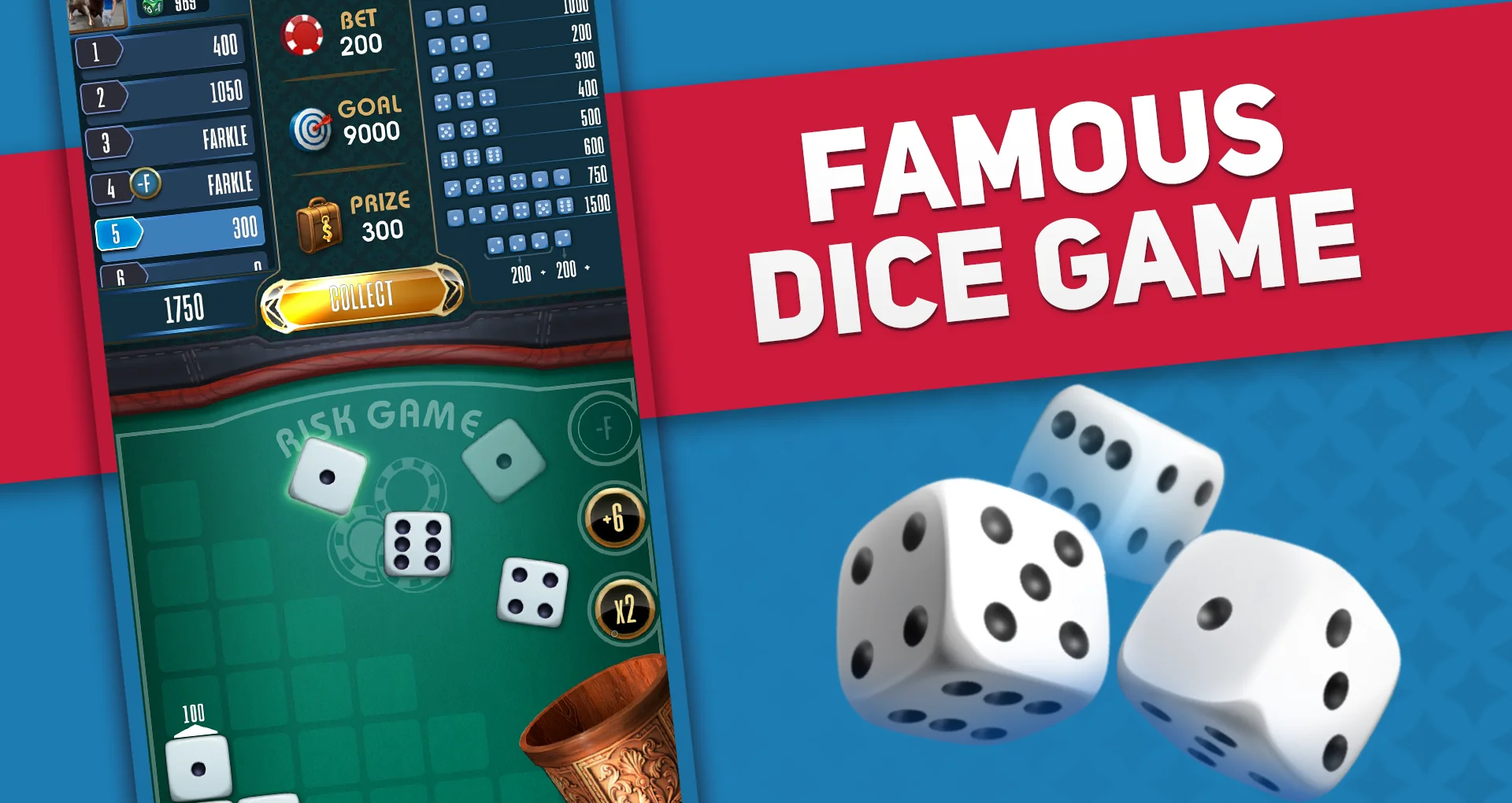 لقطة شاشة Farkle online 10000 Dice Game %د