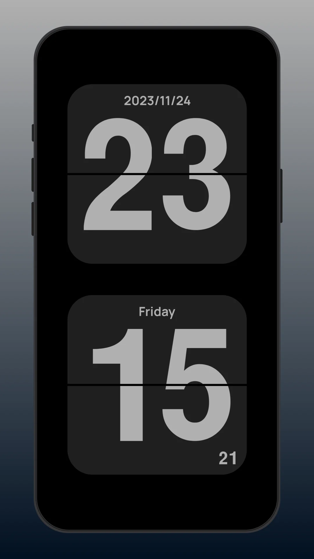 Screenshot Flip Clock: World Clock 1