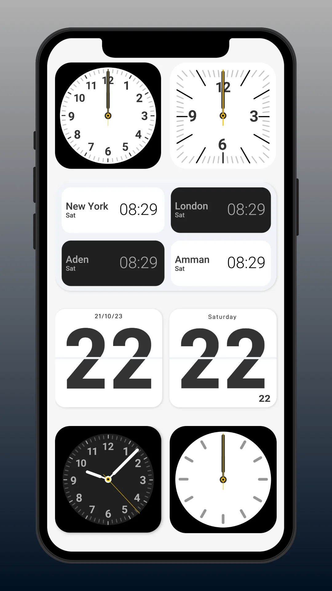Screenshot Flip Clock: World Clock 8