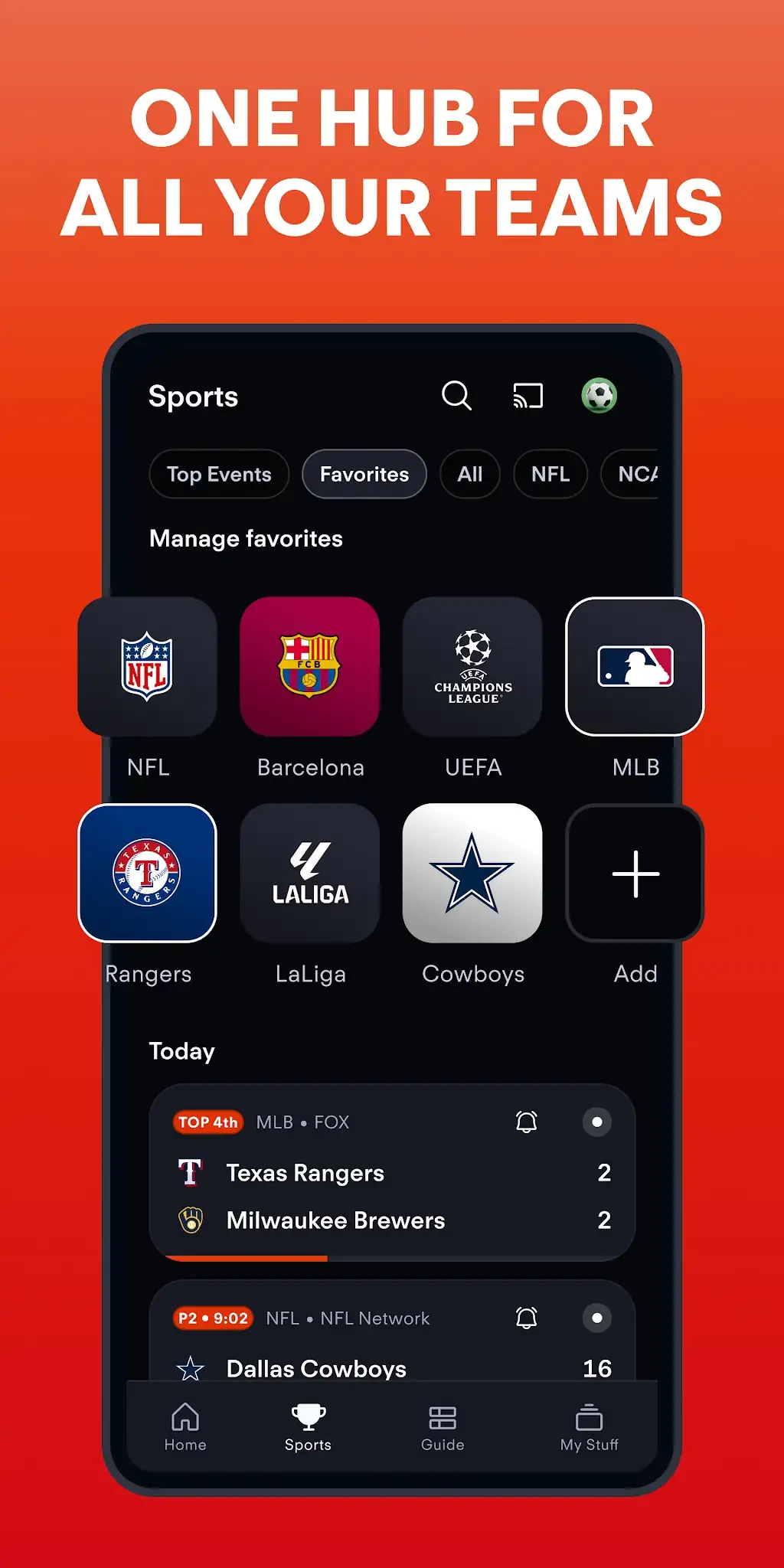 Скриншот Fubo: Watch Live TV & Sports 5