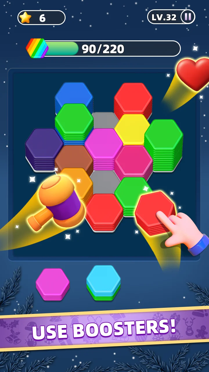 لقطة شاشة Hexa Master 3D - Color Sort %د