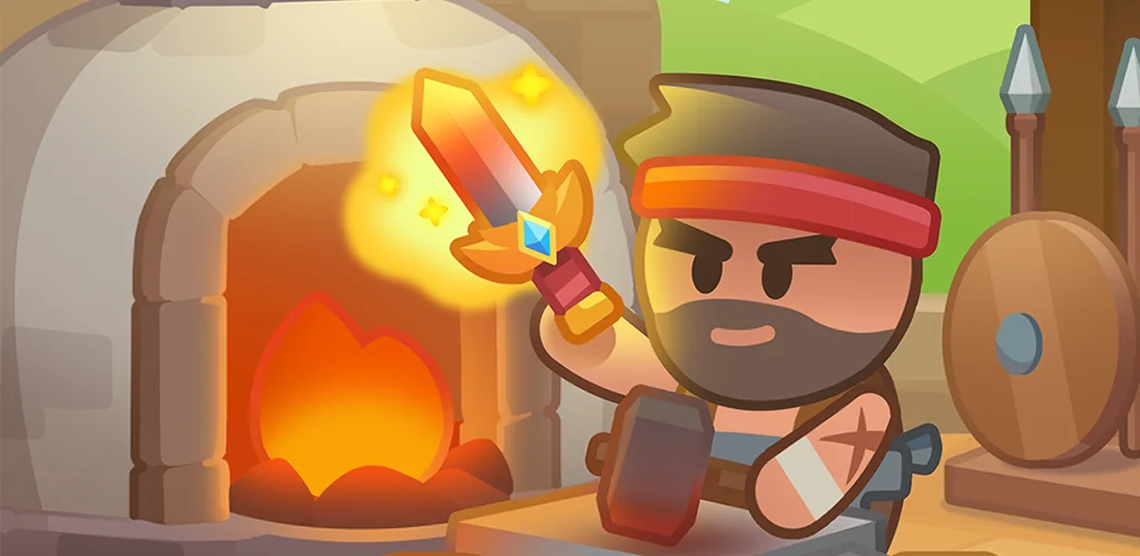 Idle Weapon Shop game cover art for Android