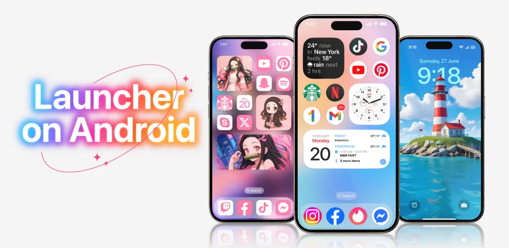 Arte de capa do Launcher OS™ aplicativo para Android