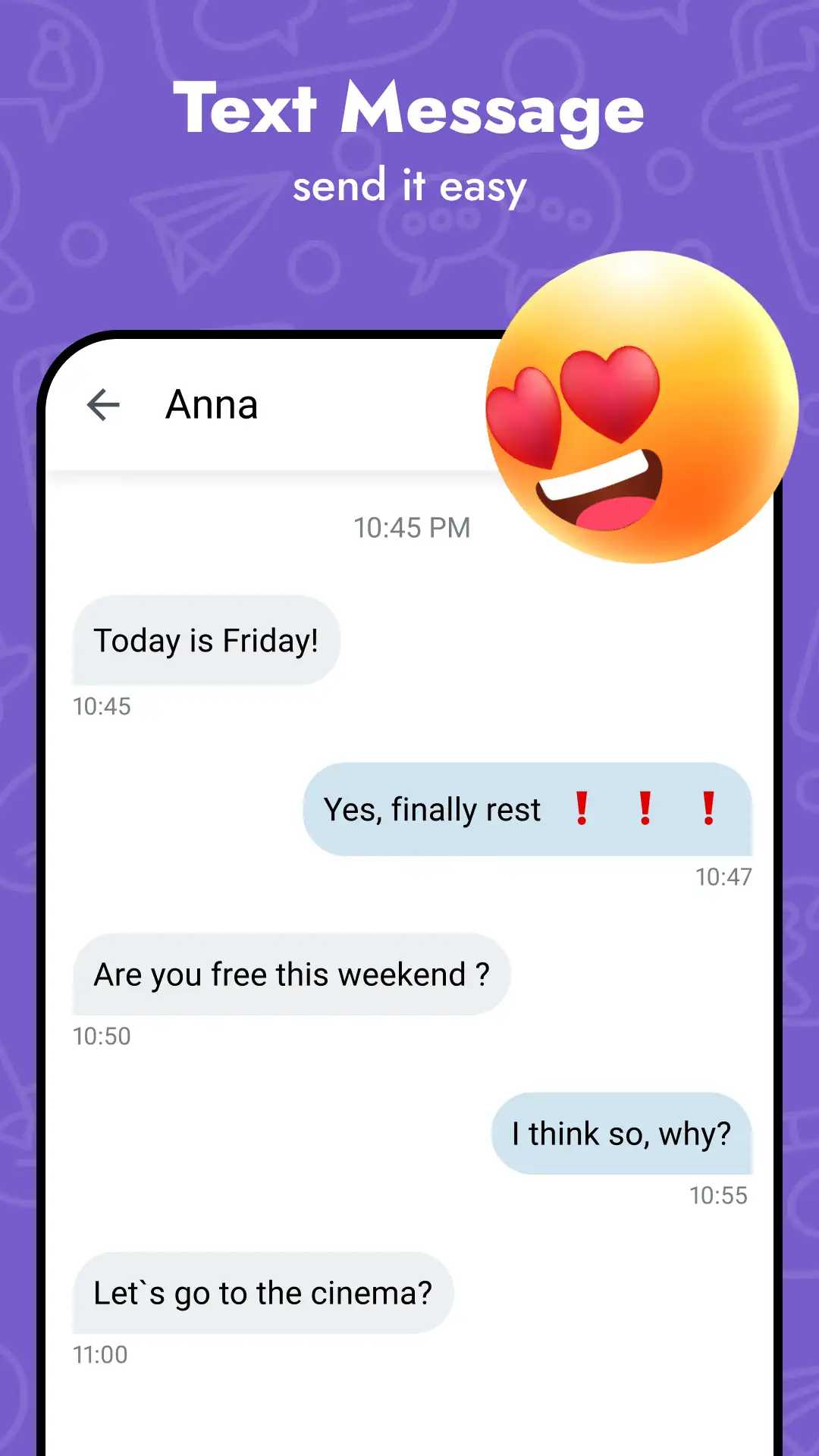 Ekran Görüntüsü SMS Mesajlar - Metin Mesajları 2