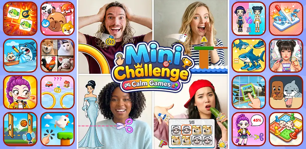 Mini Challenges: Calm Games لعبة غلاف فني للأندرويد