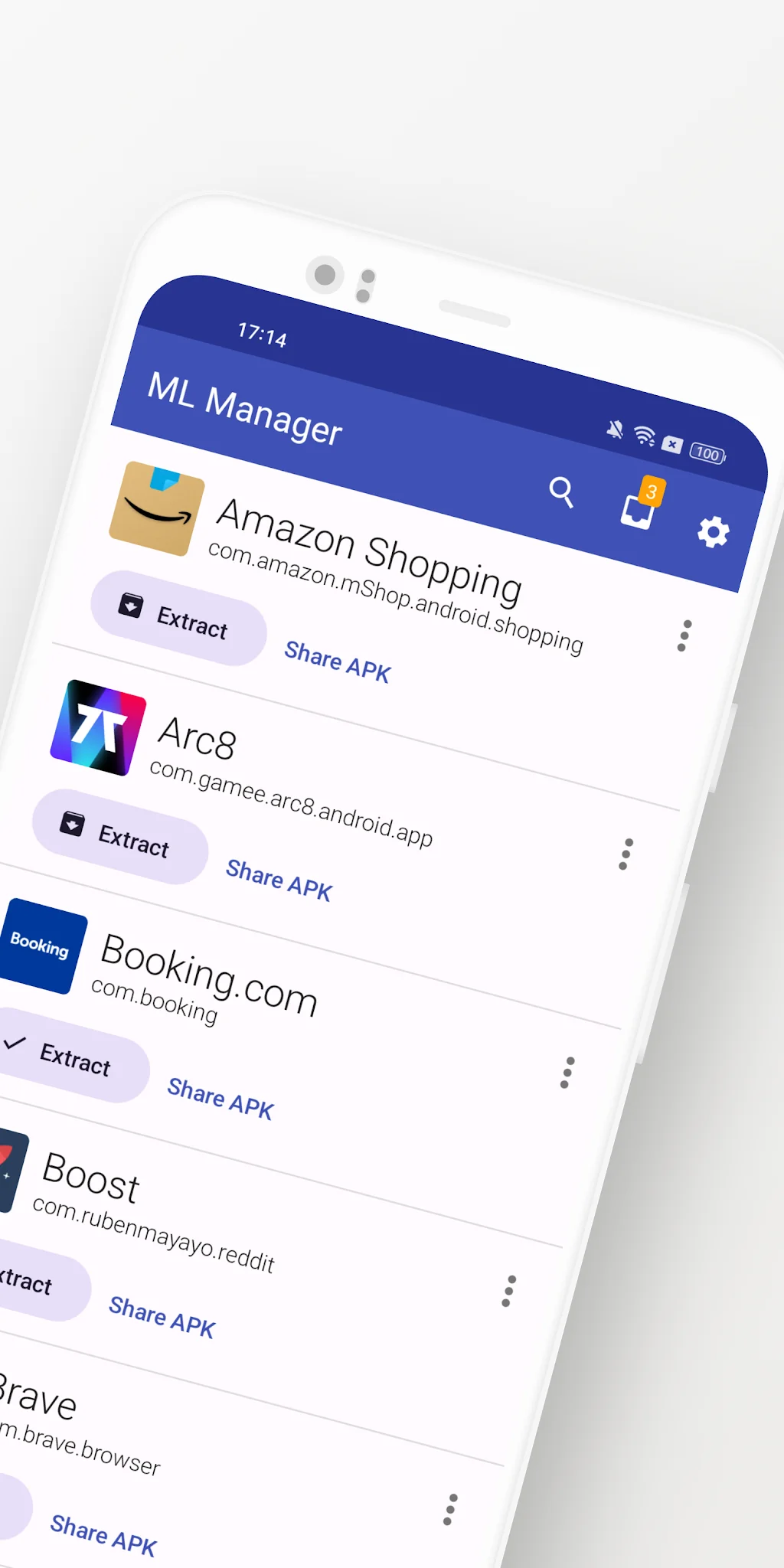 لقطة شاشة ML Manager: APK Extractor %د