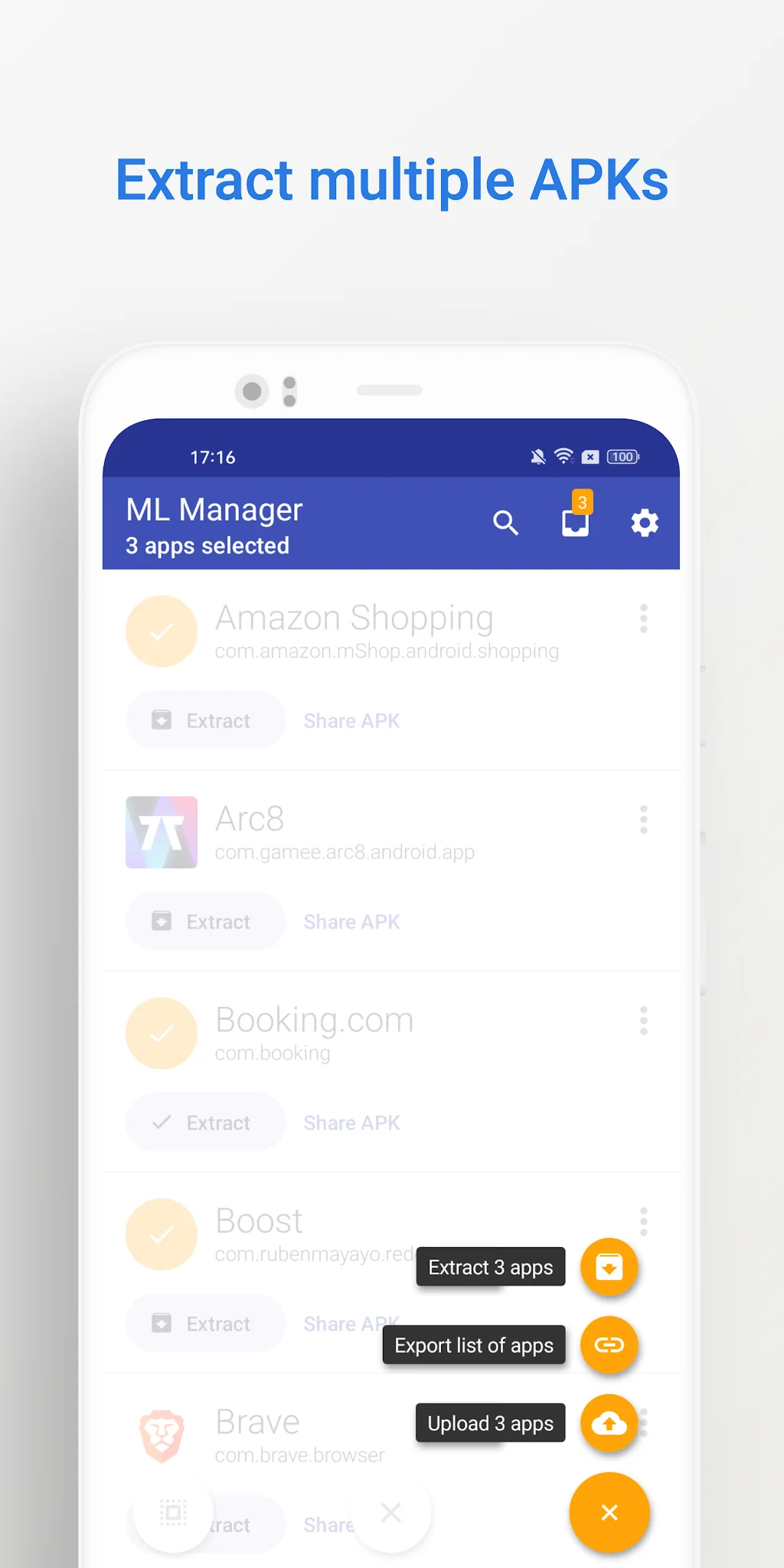 لقطة شاشة ML Manager: APK Extractor %د