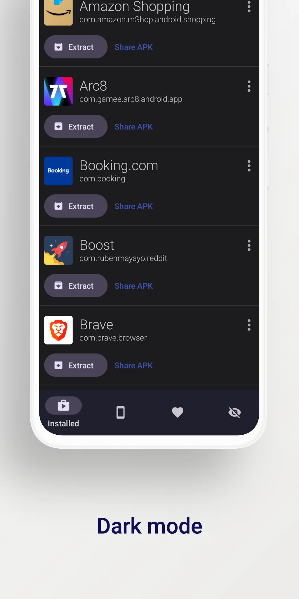 لقطة شاشة ML Manager: APK Extractor %د