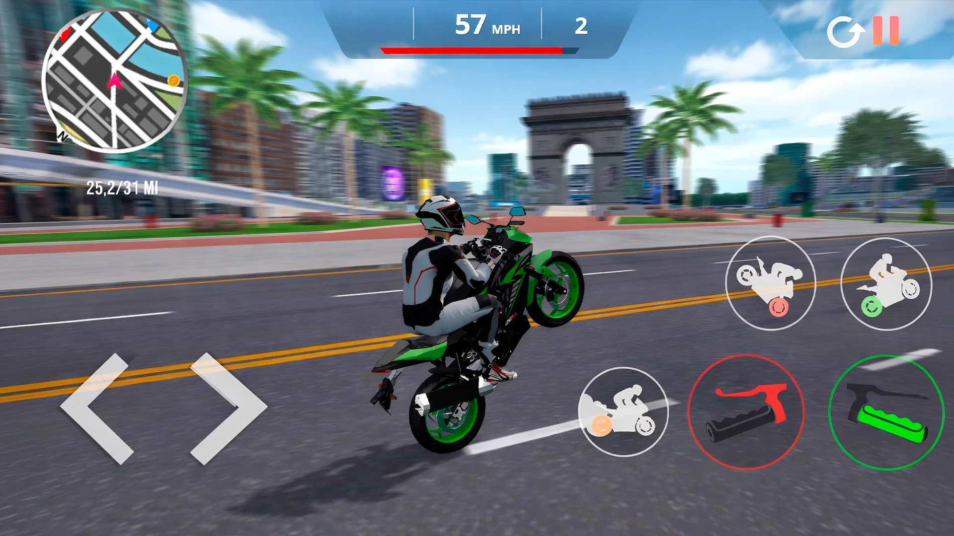 Скриншот Motorcycle Real Simulator 2
