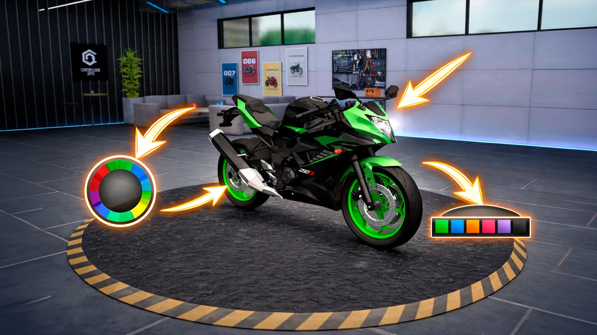 Скриншот Motorcycle Real Simulator 7
