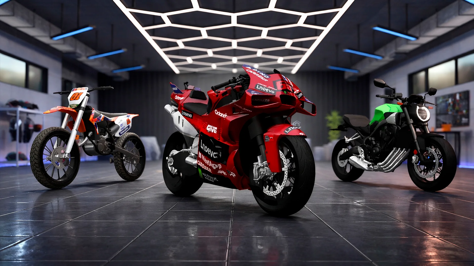 Скриншот Motorcycle Real Simulator 8