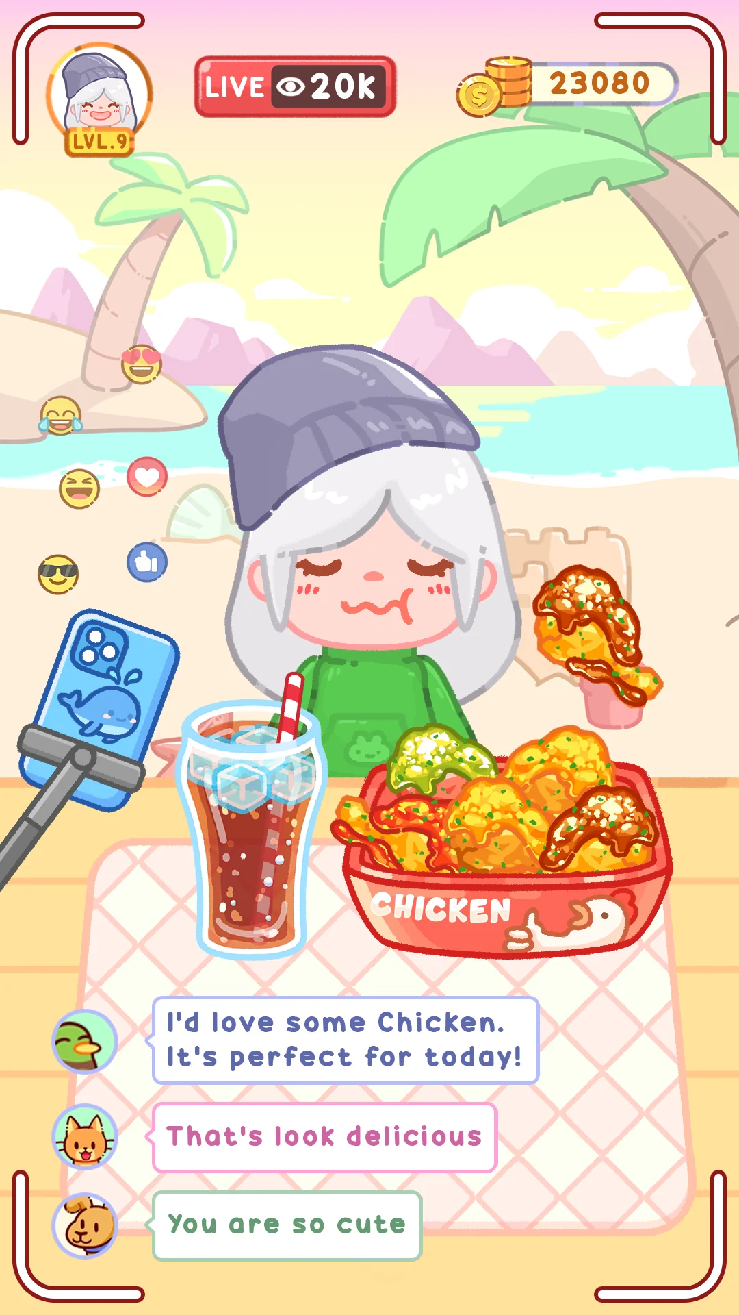 Screenshot Mukbang ASMR Livestream Party 7