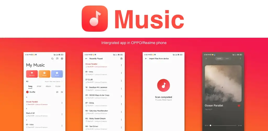 Music (Realme) app cover art for Android