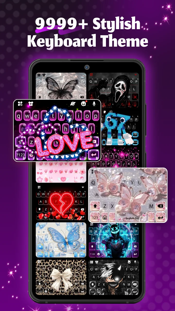 Capture d\'écran 2 de Neon Love Thème