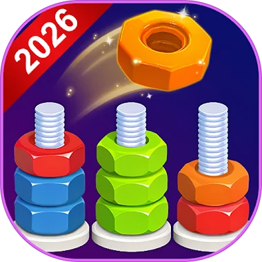 Сортировка Гаек - Цветная Игра Иконка