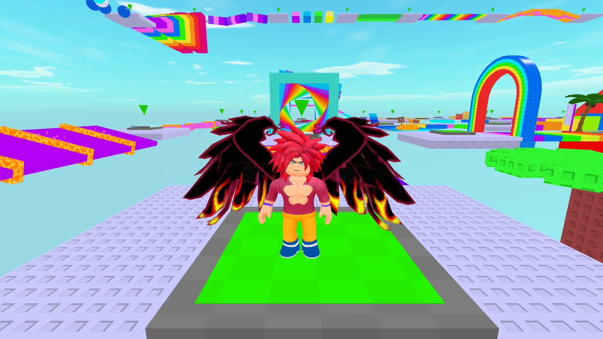 Скриншот Obby's World Easy Parkour 4