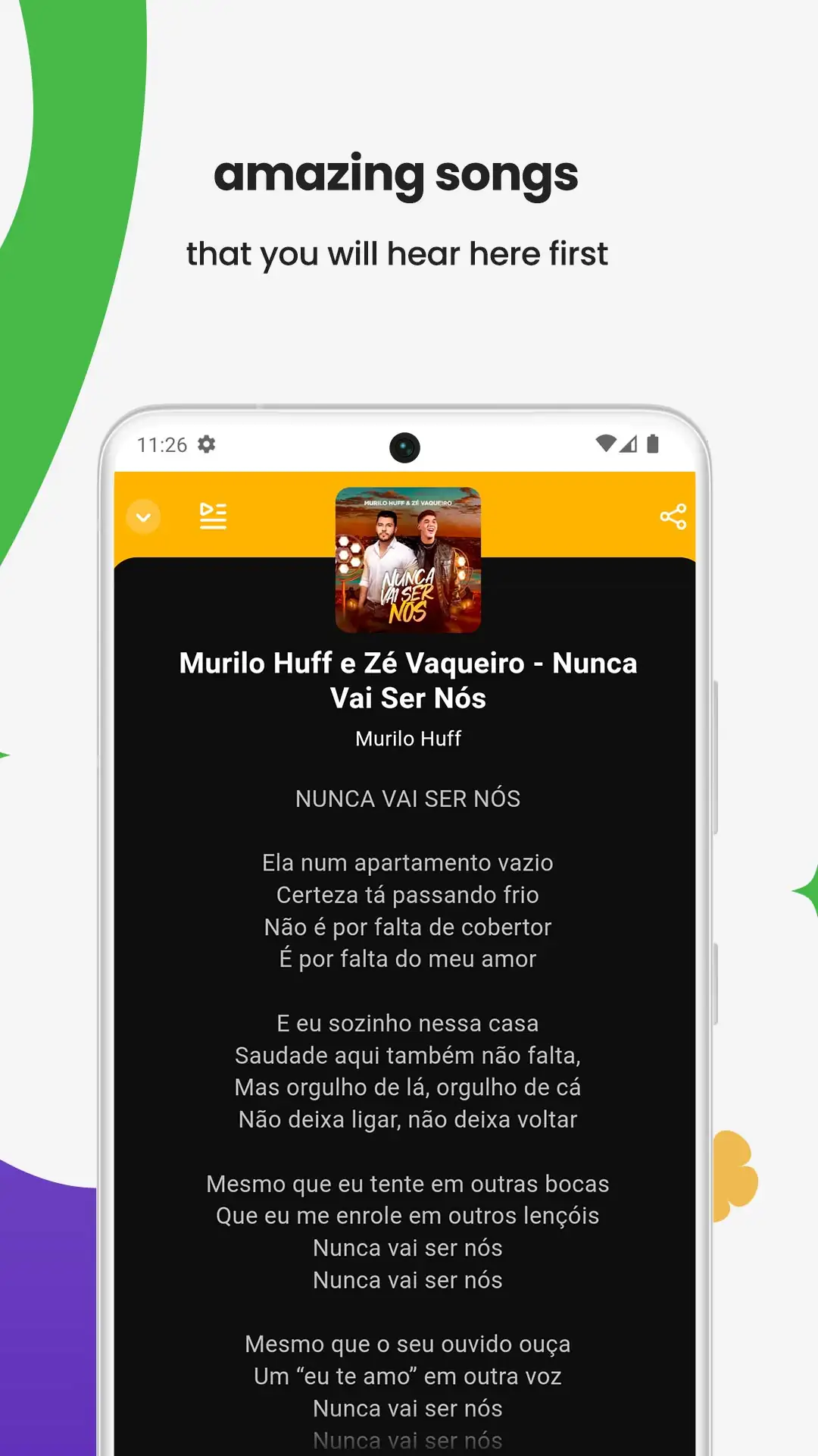 Captura de tela de Palco MP3: Ouvir e baixar 2