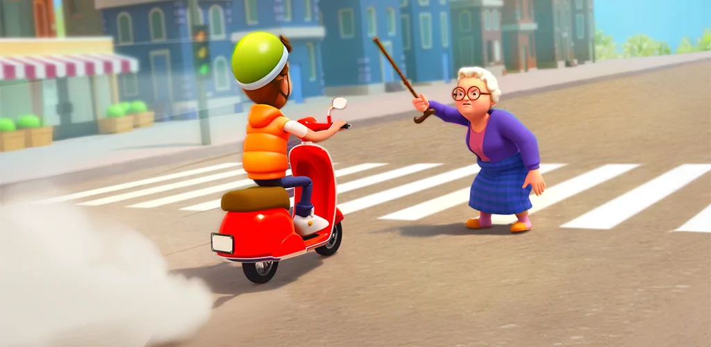 Paper Boy Race - لعبة سيارات لعبة غلاف فني للأندرويد