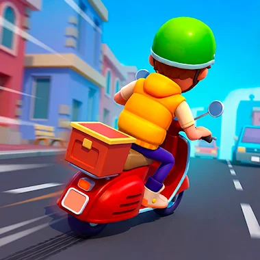 Paper Boy Race - لعبة سيارات أيقونة