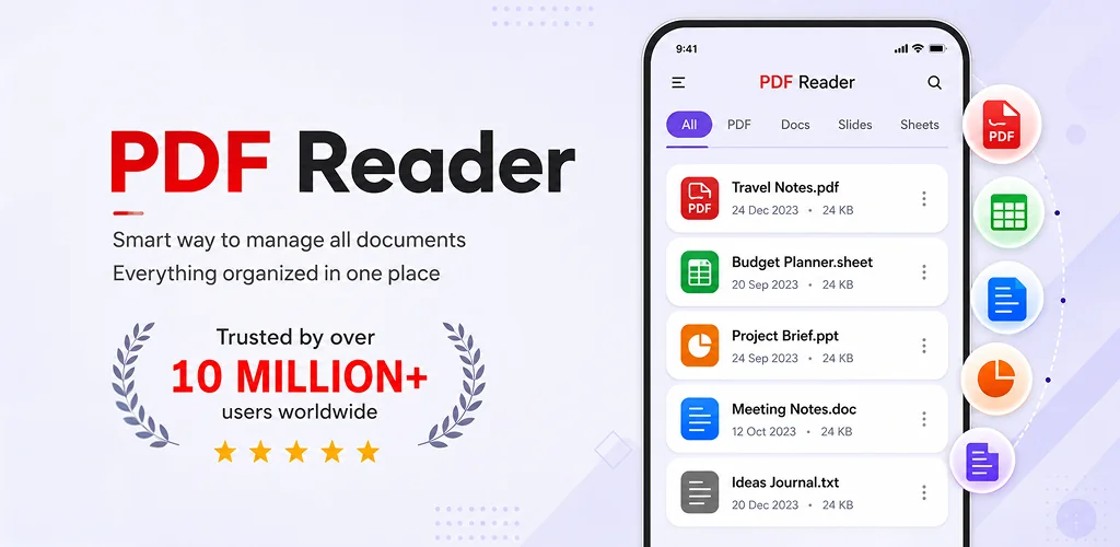 PDF रीडर: एडिटर व कन्वर्टर अनुप्रयोग Android के लिए कवर आर्ट