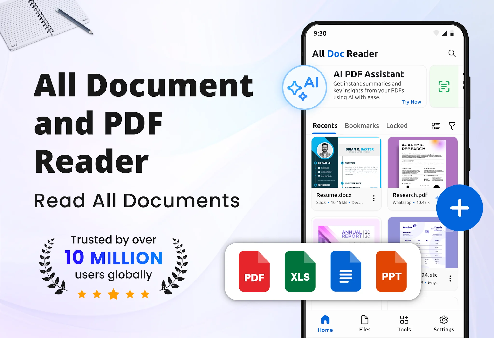 Screenshot PDF रीडर: एडिटर व कन्वर्टर 1