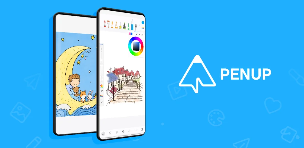 PENUP – Drawing-sharing SNS app cover art for Android