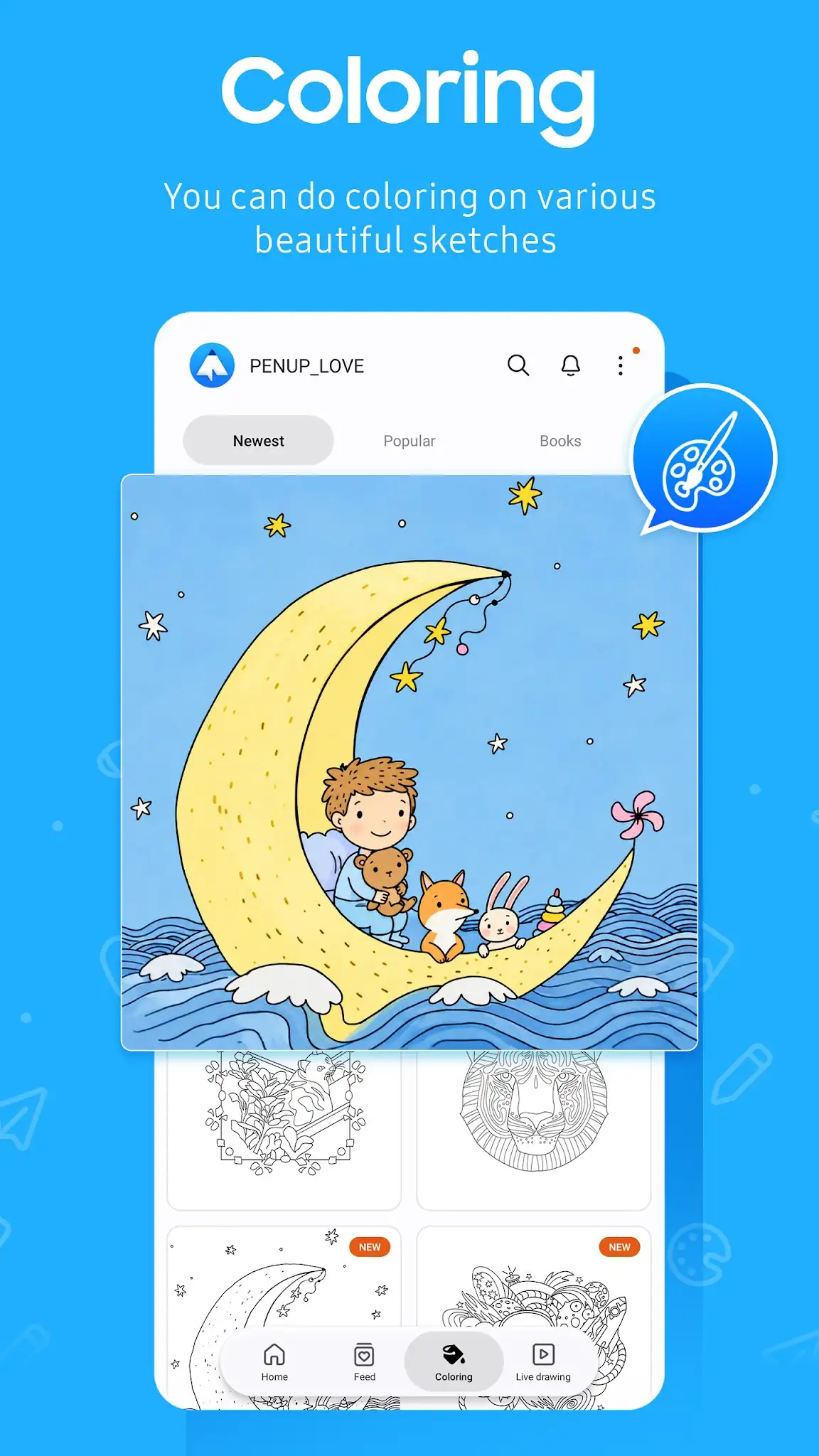 Screenshot PENUP – Drawing-sharing SNS 3