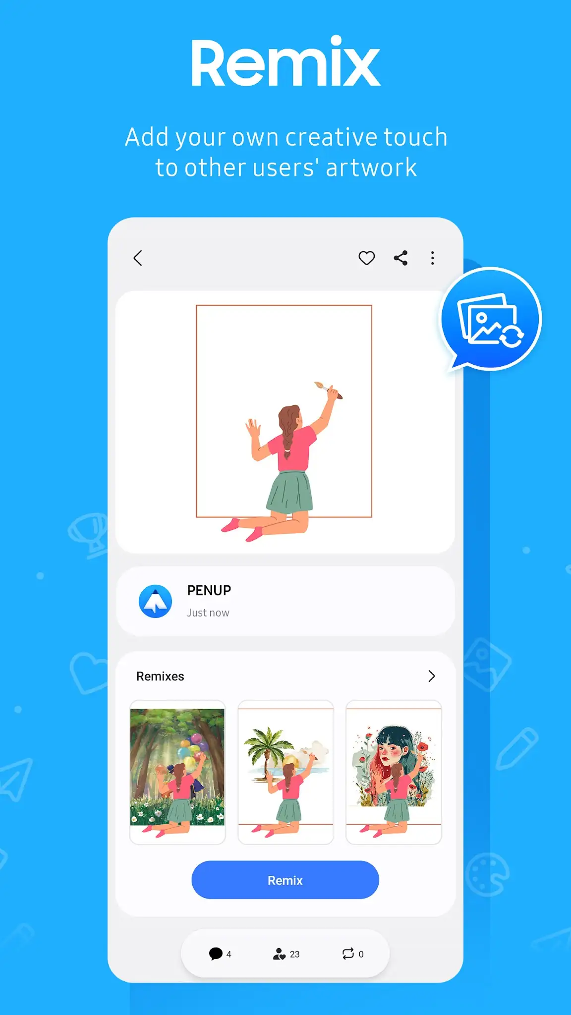 Screenshot PENUP – Drawing-sharing SNS 6