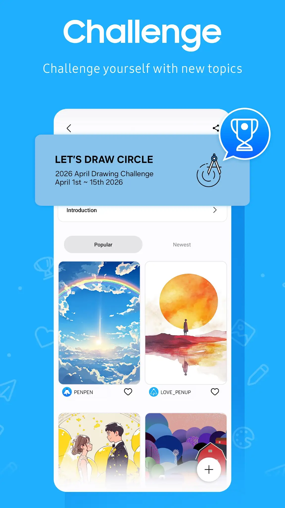 Screenshot PENUP – Drawing-sharing SNS 8