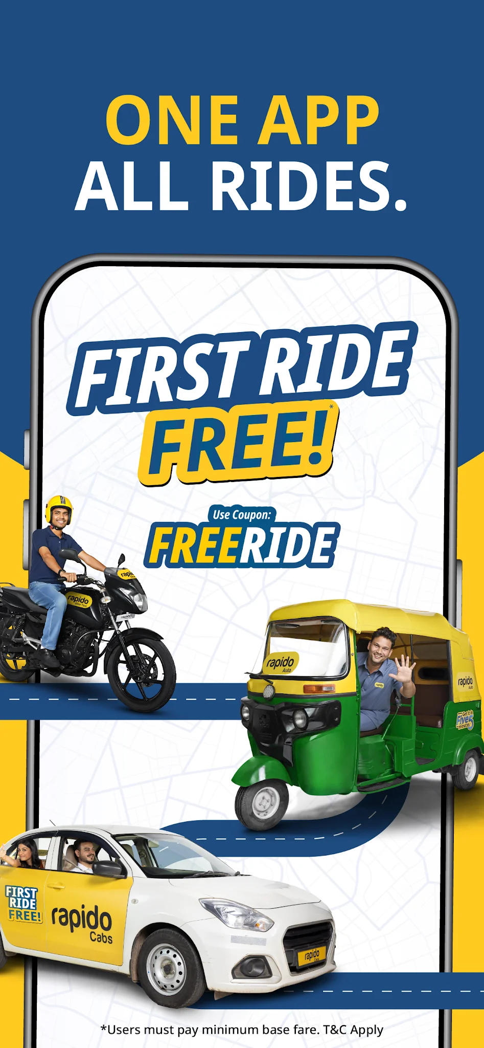 Rapido: Bike-Taxi, Auto & Cabs screenshot 1