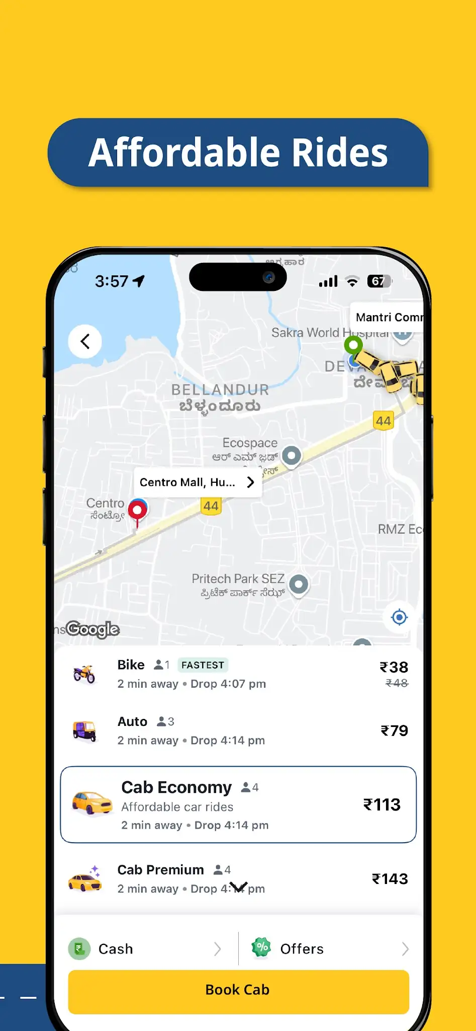 Rapido: Bike-Taxi, Auto & Cabs screenshot 2