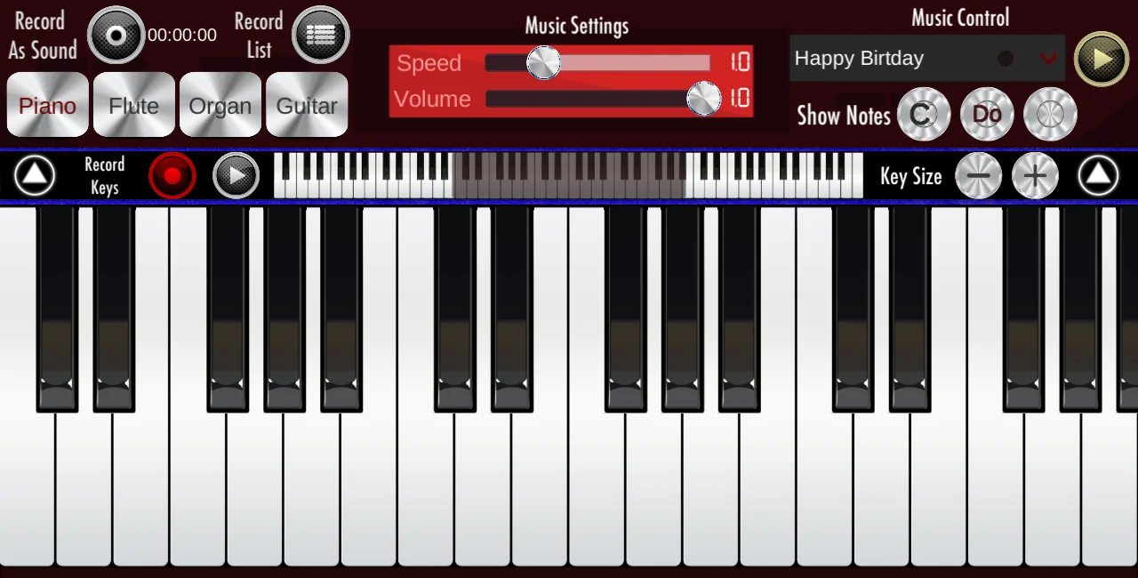 Capture d\'écran 2 de Real Piano