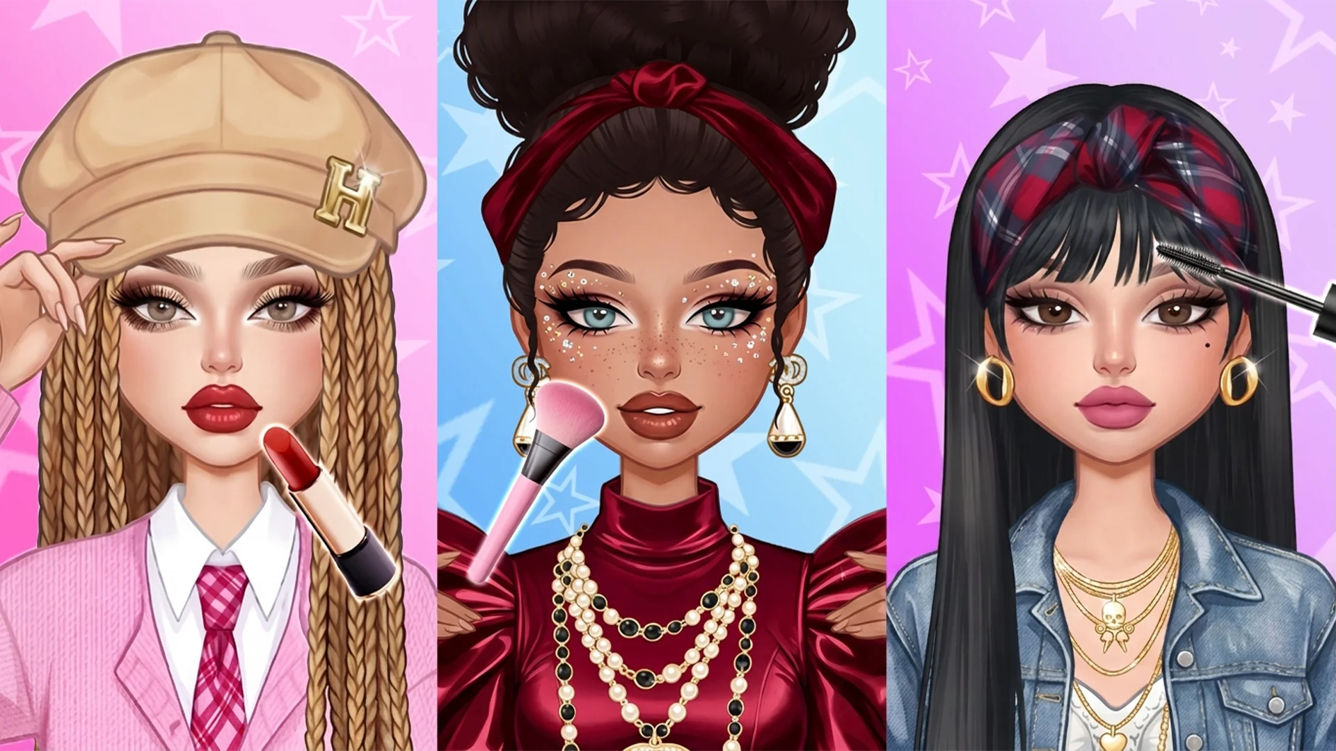 لقطة شاشة Rebel Glam: العاب تلبيس بنات %د