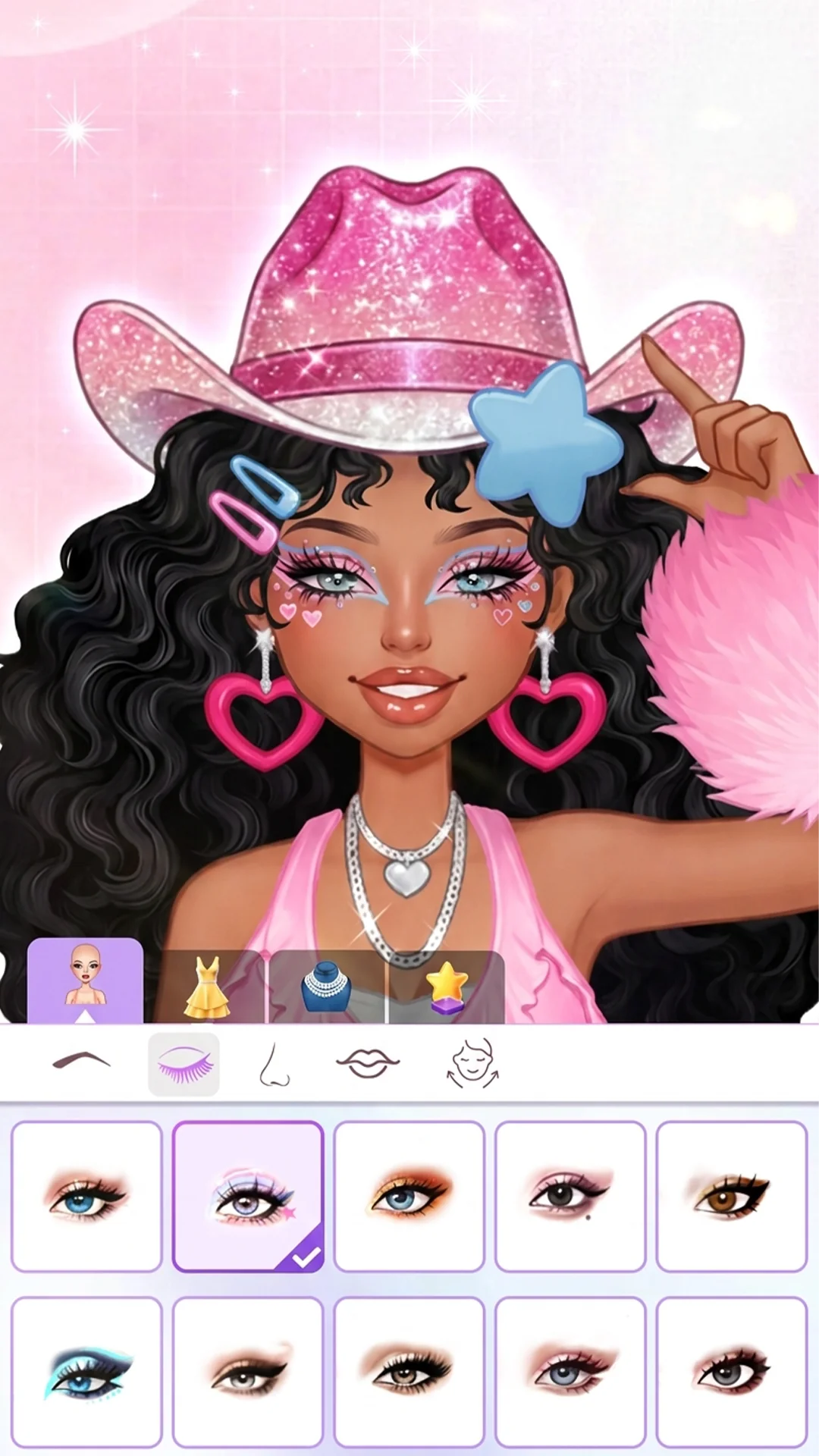 لقطة شاشة Rebel Glam: العاب تلبيس بنات %د