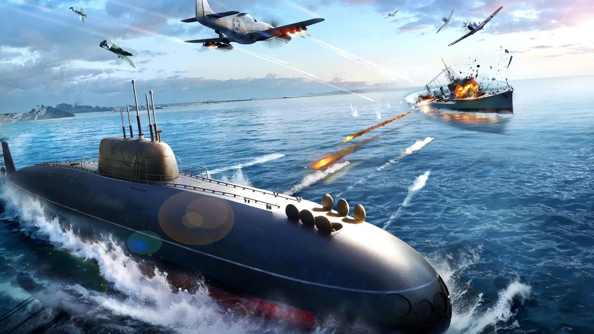 截图 Sea War: Uboat Raid 2