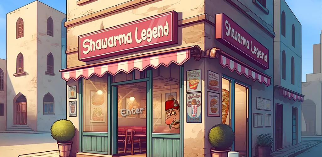 Shawarma Legend game cover art for Android