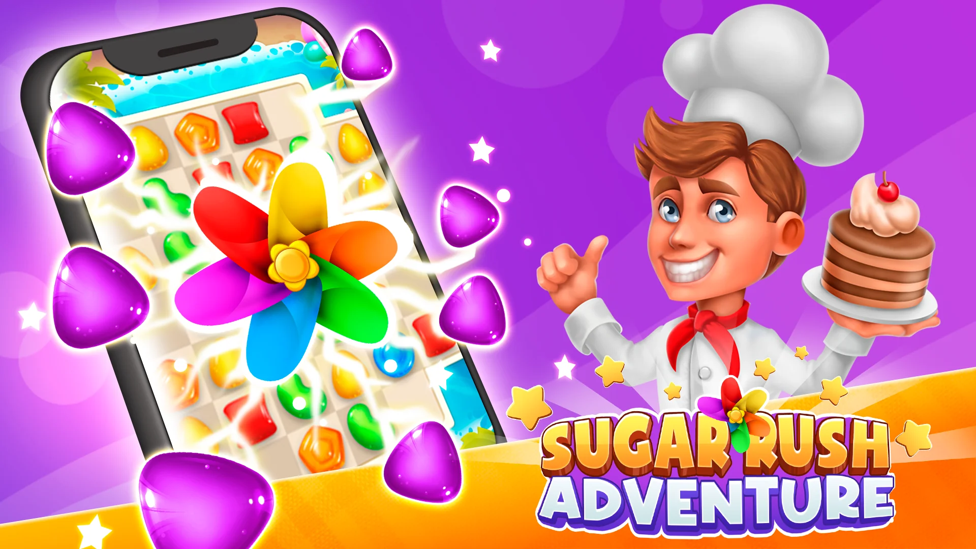 Capture d'écran Sugar Rush Adventure 1