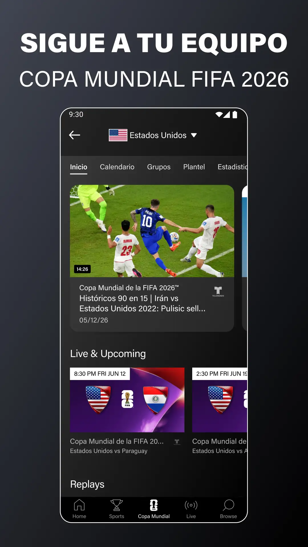 Скриншот Telemundo: Series y TV en vivo 5
