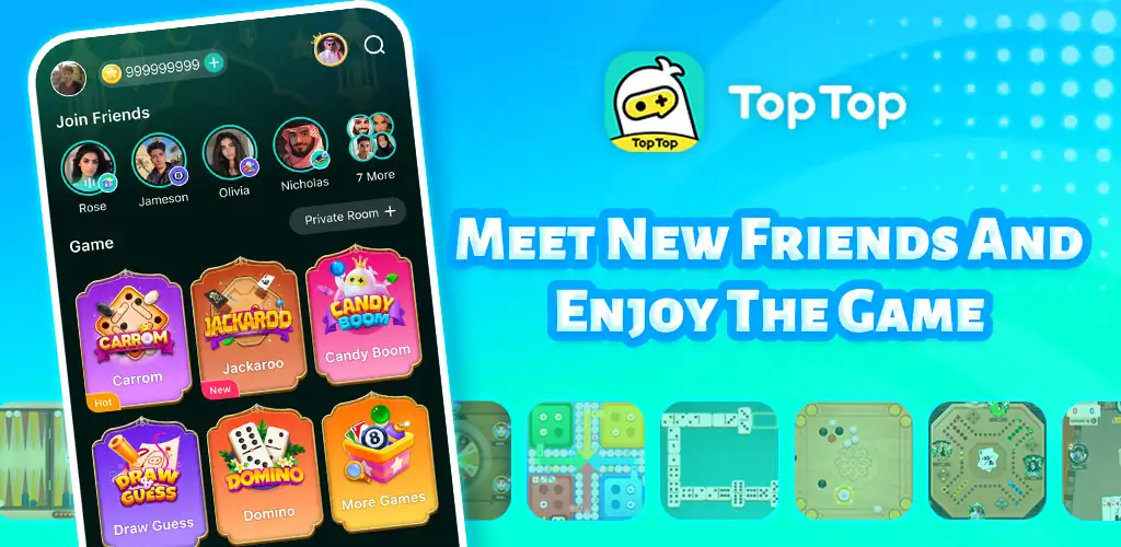 TopTop: Games&Chat jeu cover art for Android