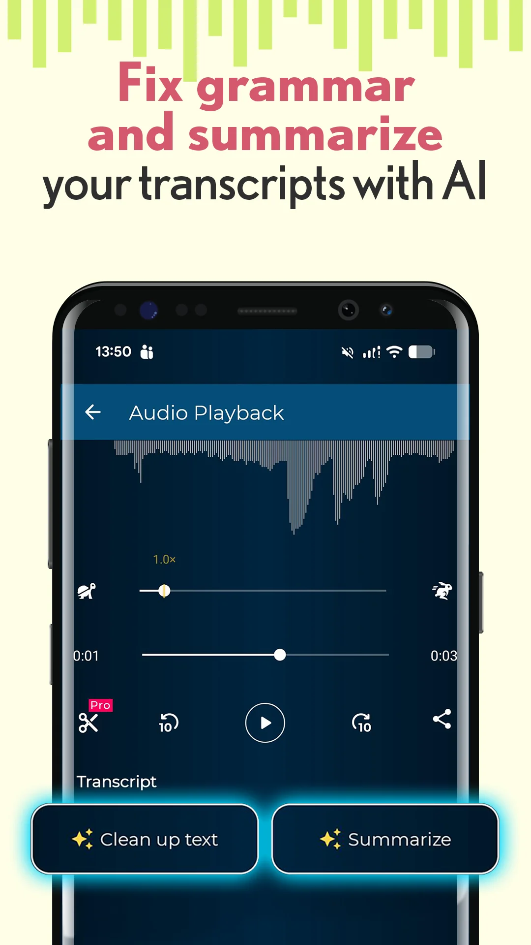 Ekran Görüntüsü Voice Recorder: Memos & Audio 6