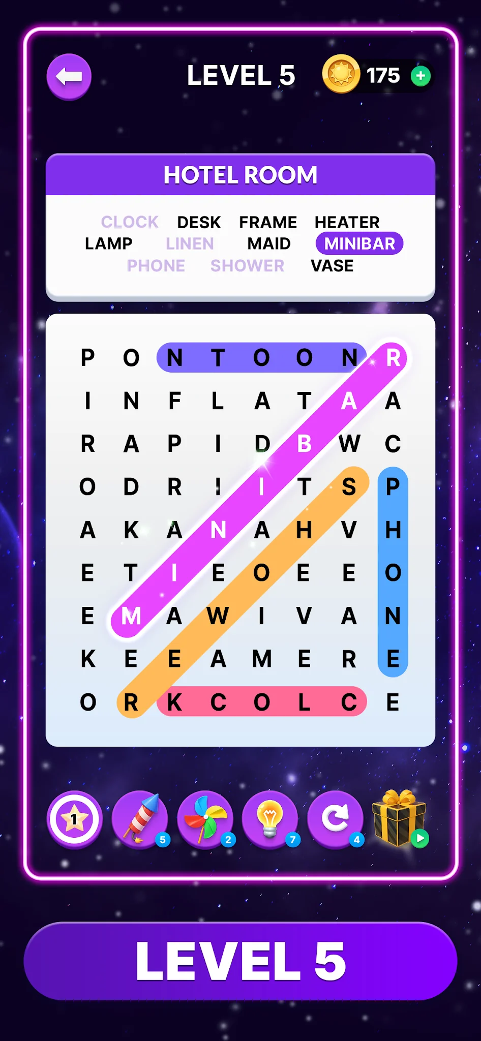 Скриншот Wordscapes Search: Word Games 2