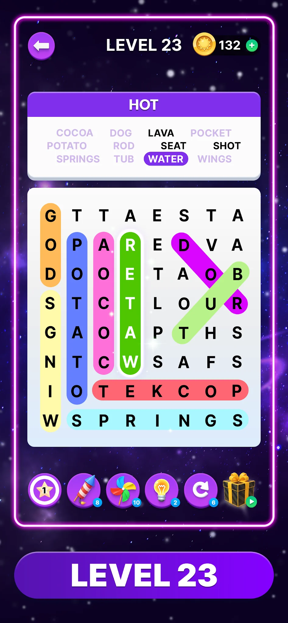Скриншот Wordscapes Search: Word Games 3