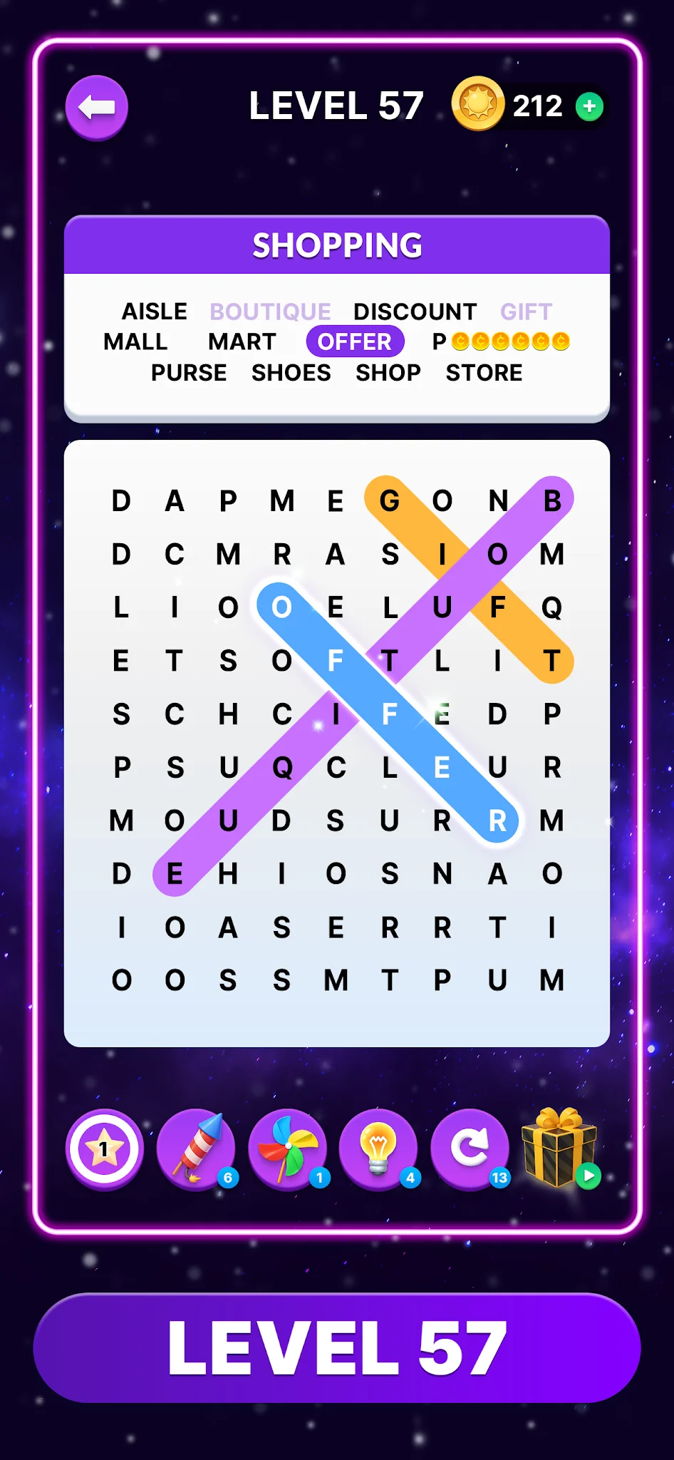 Скриншот Wordscapes Search: Word Games 4