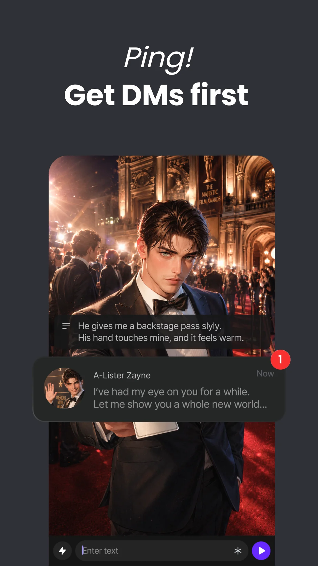 Captura de tela zeta: AI Chat, Story, Play 3