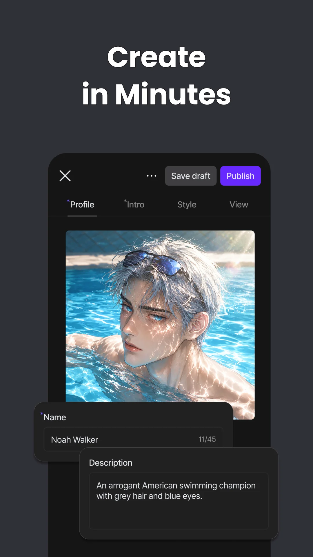 Captura de tela zeta: AI Chat, Story, Play 6