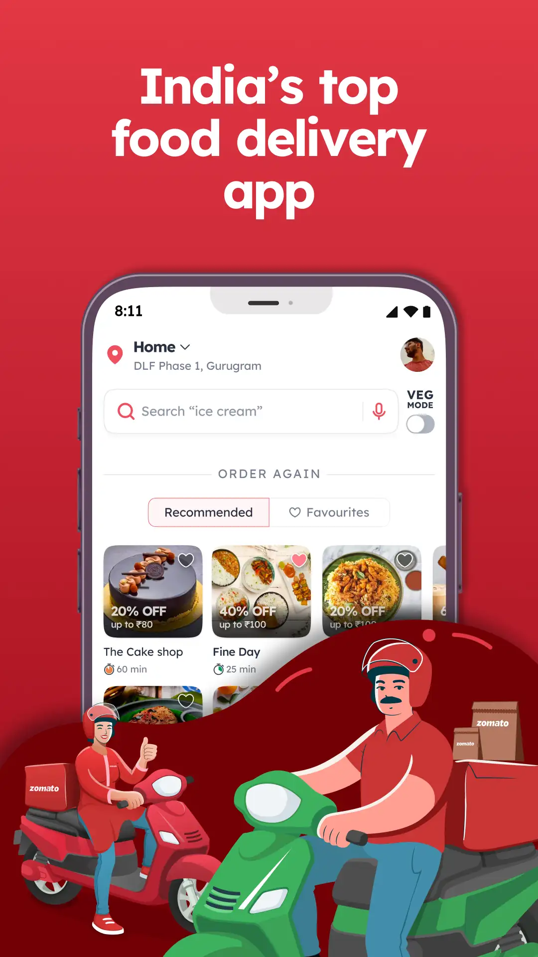 Capture d'écran Zomato: Food Delivery & Dining 1