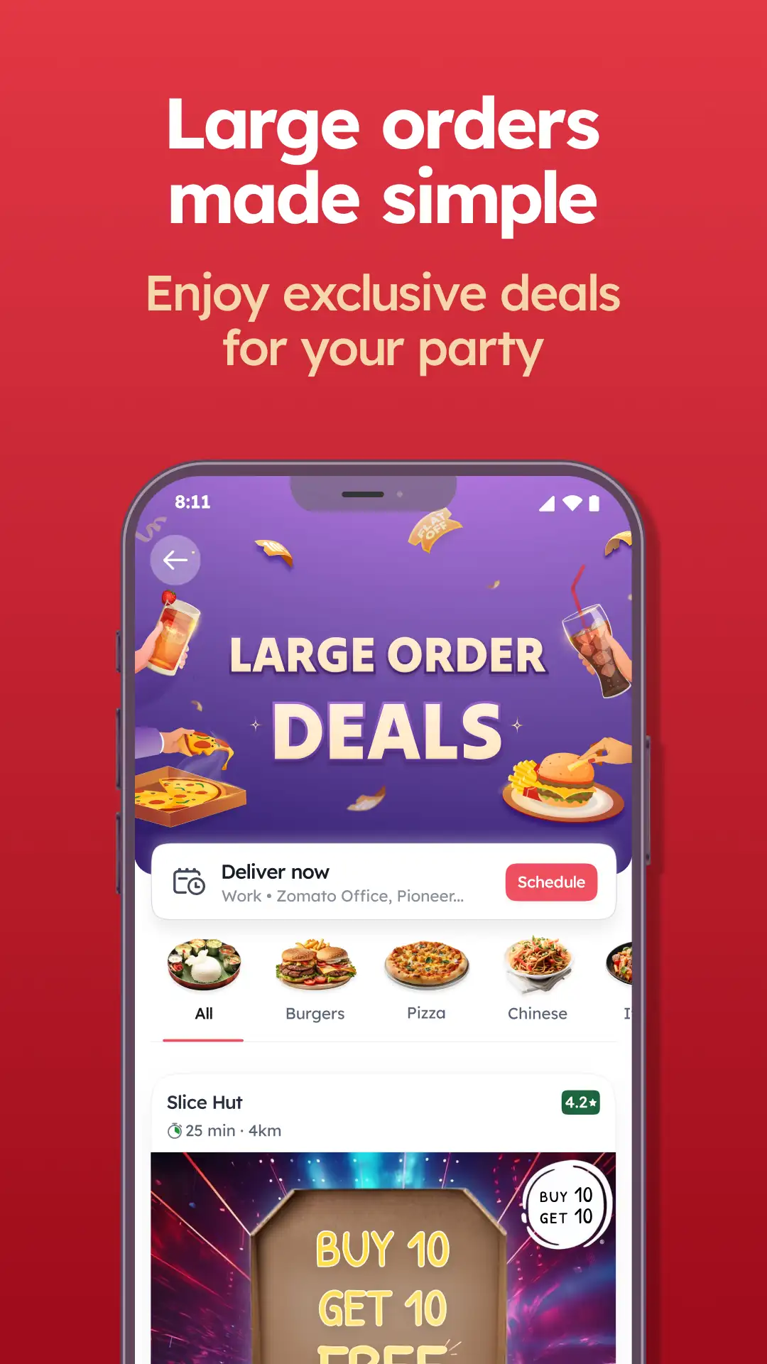 Capture d'écran Zomato: Food Delivery & Dining 3