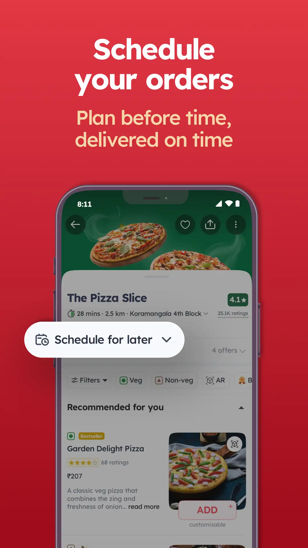 Capture d'écran Zomato: Food Delivery & Dining 5